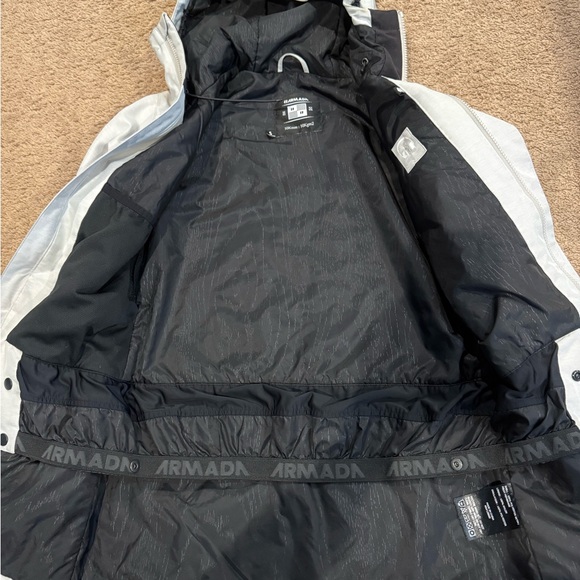 Women’s Armada Ski Jacket Waterproof 10k/10k Insulated White small - Picture 5 of 9